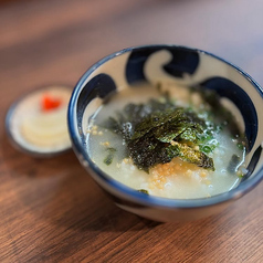 鶏スープ茶漬