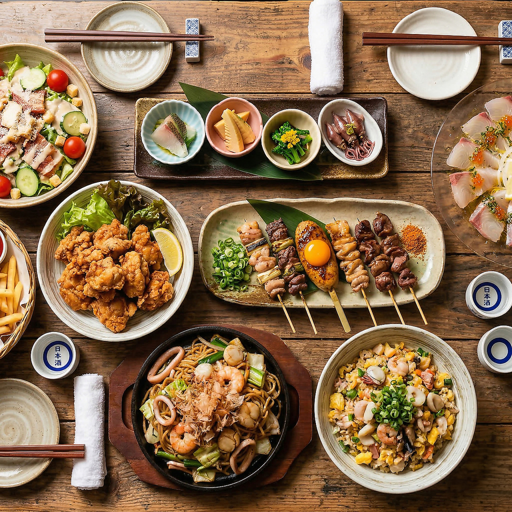 【刈谷駅徒歩5分】焼き鳥と寿司食べ放題を個室で楽しむ和の隠れ家居酒屋