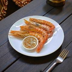 有頭海老焼き