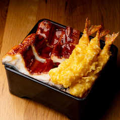 特上うなぎ海老天重