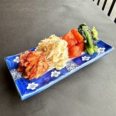 キムチナムル4種盛り