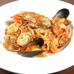 フェットチーネ赤海老と小海老のアメリケーヌソース