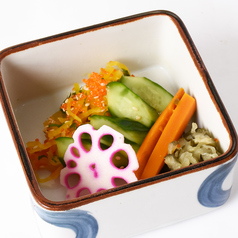 おしんこの盛り合わせ