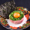 料理メニュー写真&nbsp;ねぎとろユッケ