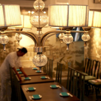 お洒落な照明と空間