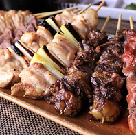 朝締め鶏を、紀州備長炭でじっくりと…♪