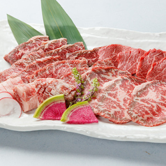 ☆焼肉 7000円(税込)プラン☆ひとくちユッケ・お肉盛り合わせ含む全6品♪の写真