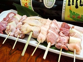 ≪串盛り≫とにかく大きい♪炭火で焼き上げた串焼きは、外はカリッと中はジューシー！！柔らかいお肉がたまりません★食べごたえがあり、旨みがギューっと詰まった、和味家こだわりの串盛り合せです♪