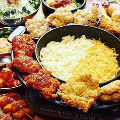 韓国料理×食べ放題 サムギョプサルとフライドチキン スリスリマスリ 梅田店のコース写真