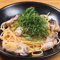 料理メニュー写真 牡蠣の明太子ペペロンチーノ