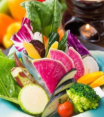 ●●季節野菜のバーニャカウダ