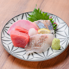 おまかせお造り盛り合わせ3種