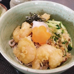 冷やしえび天おろしそば（丸海老４個）
