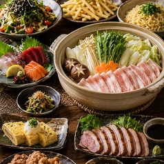 全220種×個室 肉寿司・しゃぶしゃぶ等食べ飲み 海鮮橘 すすきの店 ※喫煙可のコース写真