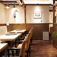 オシャレな空間で上質な時間をお過ごしいただけます◎