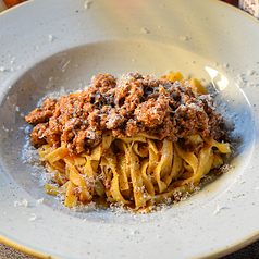 超粗挽き肉の濃厚ボロネーゼ