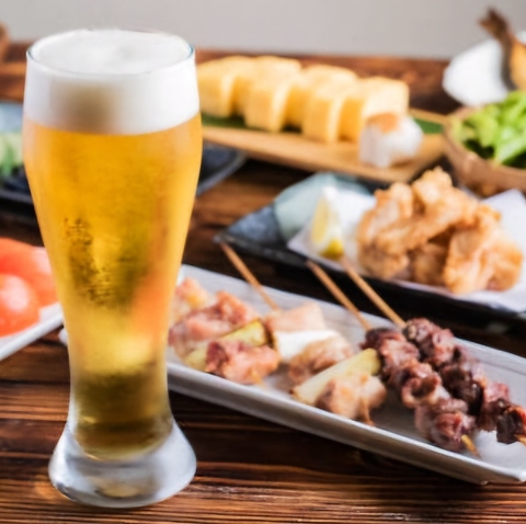 焼鳥と創作居酒屋メニューが大人気☆宴会もＯＫ！深夜24時まで営業しています。
