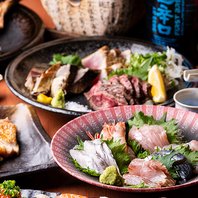 自慢の料理が勢揃いした飲み放題付きコースがおすすめ♪