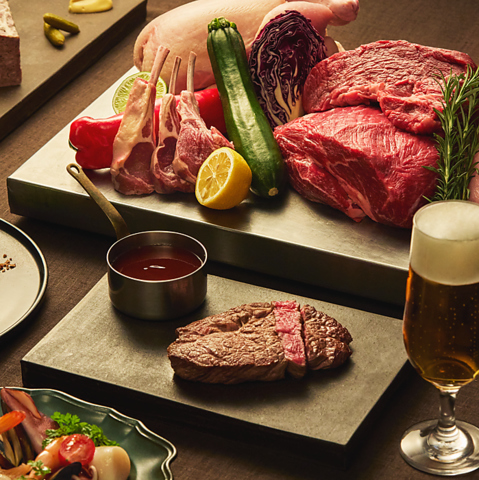 ニューオープン！ホテル内の洗練された空間で、熟成肉ステーキとハンバーグを満喫