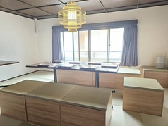 2階の席はお二人様からの貸し切りとなります。2時間58,000円(30分で2,000円の追加)のお席料金となります。