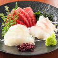 料理メニュー写真&nbsp;おすすめ鮮魚盛り合わせ3種（1人前）
