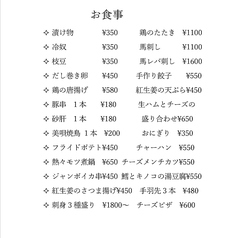 メニュー