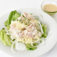 豚しゃぶガリサラダ