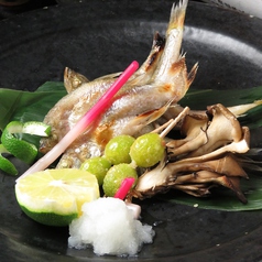 本日の魚介の焼物