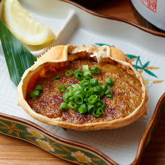 蟹味噌甲羅焼き