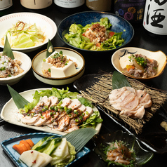 鶏と酒 新三郎のコース写真