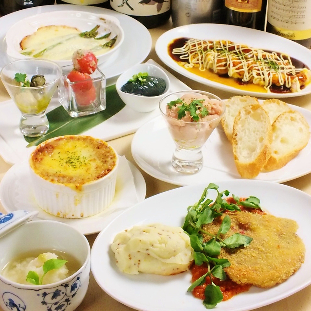 自慢の京風おばんざいと西欧料理に舌鼓