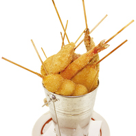 大人気！サクサク串カツとこだわりソース☆