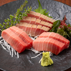 国産生本マグロのお刺身