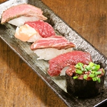 話題沸騰中の馬肉寿司！全11種類 1貫150円ご用意しております♪
