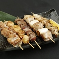 料理メニュー写真&nbsp;焼き鳥5点盛り