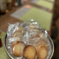 ネット予約限定特典！手作り焼き菓子をプレゼント◎