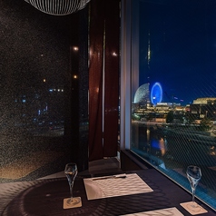 店内奥の完全個室(座敷)。 デート、記念日など様々なシーンにご利用いただけます。