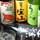 豊富な種類の日本酒・焼酎ご用意しております。