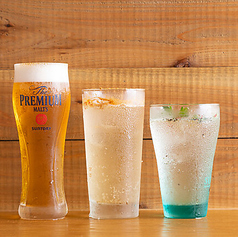 豊富なドリンク