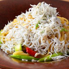 しらすとアスパラのパスタ