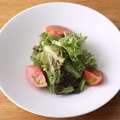料理メニュー写真 厳選トマトの入ったグリーンサラダ