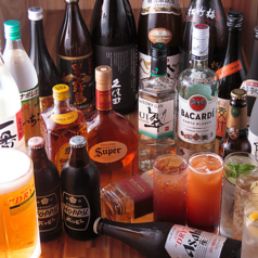 サワー、果実酒、カクテルまで幅広いラインナップ