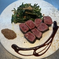料理メニュー写真&nbsp;黒毛和牛A5ランクの炭火焼き