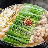 ぷりっぷりの国産牛もつを使用した絶品もつ鍋。旨みたっぷりのスープは、こだわりの味噌・醤油・塩・ピリ辛キムチなどから選べます。新鮮野菜の甘みとモツのコクが絡み合い、〆のちゃんぽん麺まで至福の一杯。寒い季節はもちろん、通年で人気の看板メニューです。飲み放題付きコースもご用意。