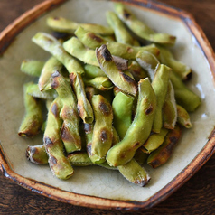 枝豆のわら焼き