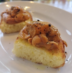 たっぷり雲丹のせブリオッシュ（１枚）＊２ｐから承ります