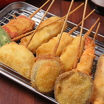 自慢の串カツです！！是非ご堪能ください♪