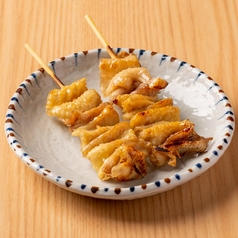 【鶏串（塩・タレ）】　皮串