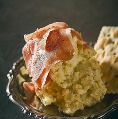 自家製！緑のポテサラ