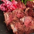 料理メニュー写真 牛ハラミのステーキ　ローストポテト添え